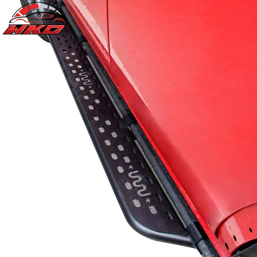 Wholesale 2021-2026 Ford Bronco Black Running Board Side Step Bar Tungsten Steel