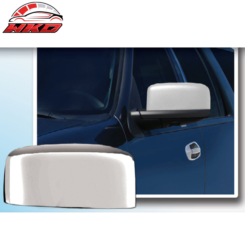 Fits 03-06 Ford Expedition 2PC Side Rearview Mirror Cover Cap Replacement Chrome