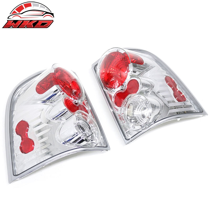 Fits 02-05 Ford Explorer Altezza Style RH LH Tail Lights Rear Brake Lamps Chrome