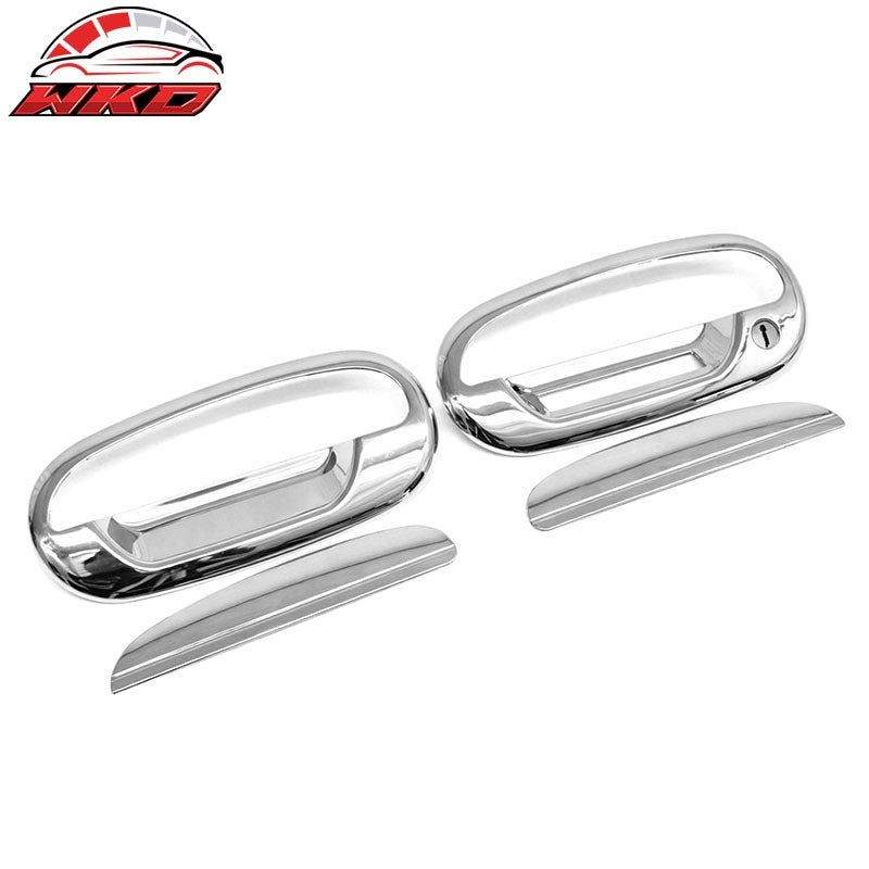 Fits 97-03 Ford F-150 2Dr Chrome Door Handle Covers 1 Key Hole w/ KeyPad Cut Out