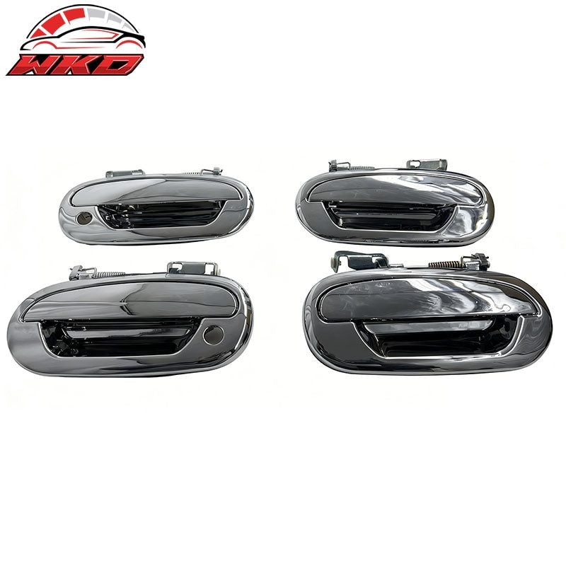 For 97-03 Ford F-150 97-02 Expedition Chrome Door Handle Cover ABS w/ 2 Keyholes