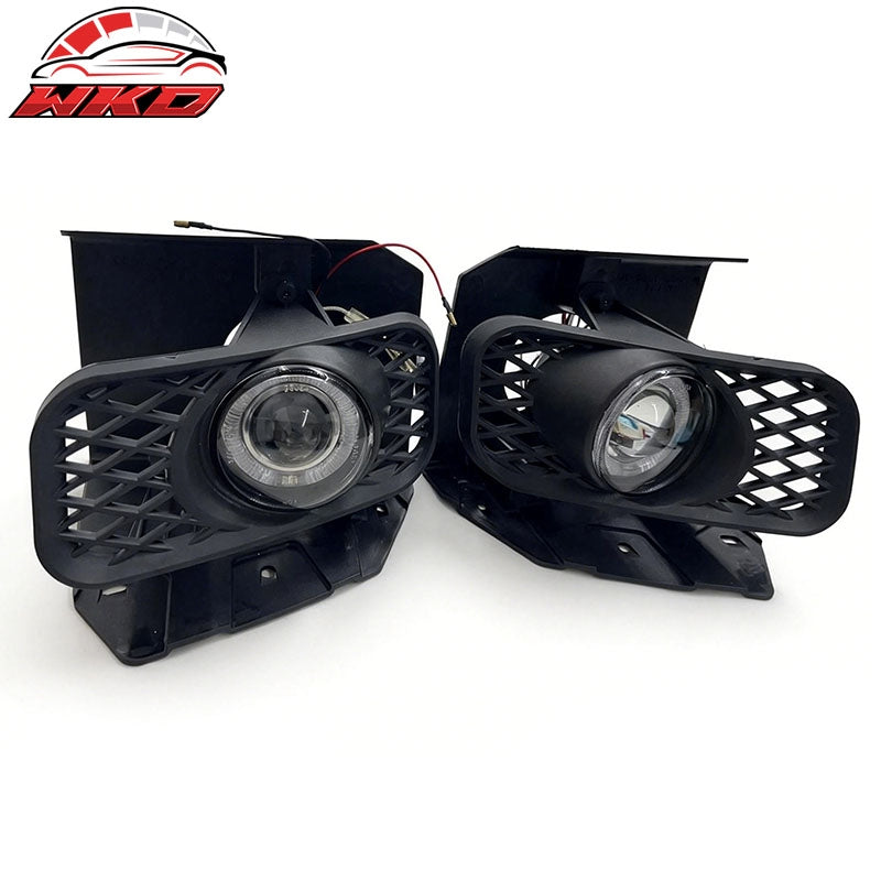 Fits 99-03 Ford F-150/ Expedition Front Bumper Projector Fog Lights Lamps Pair