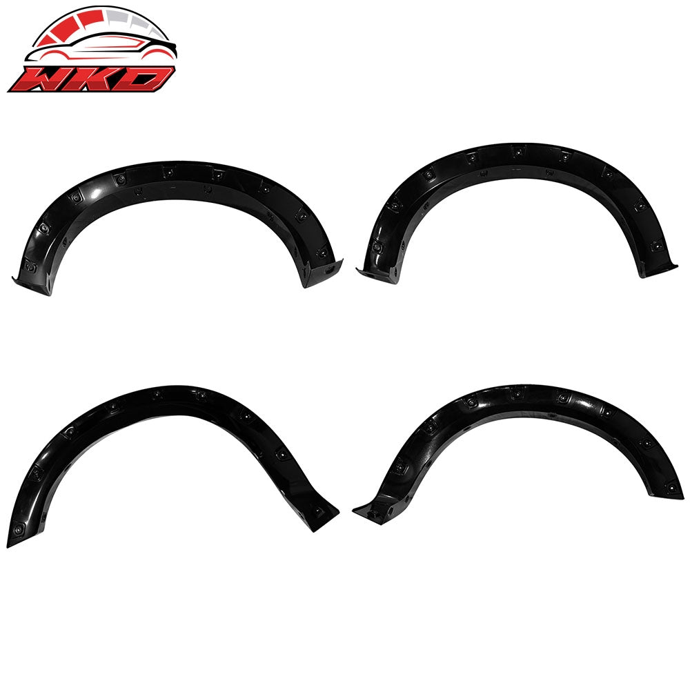 Fits 09-14 Ford F150 SVT Raptor Rivet Bolt Style Wheel Fender Flares Smooth ABS
