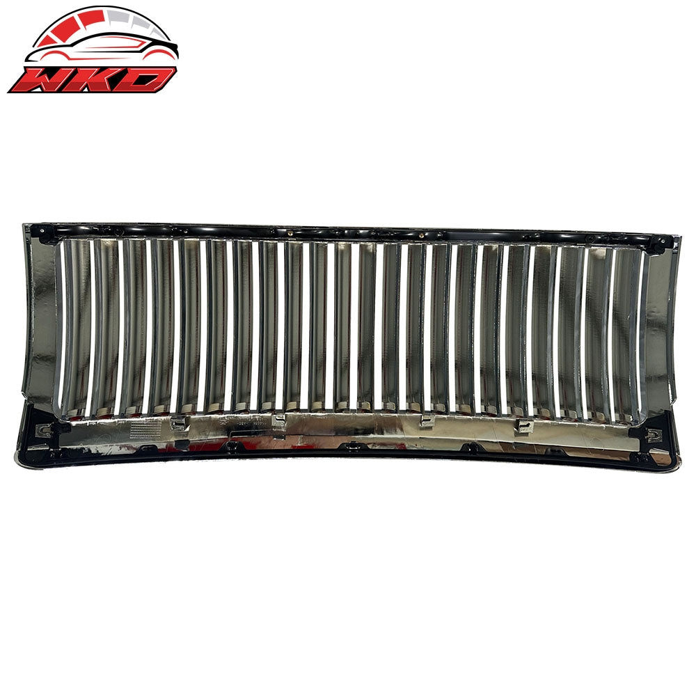 Fits 09-10 Ford F-150 F150 Front Bumper Upper Hood Grille Replacement ABS Chrome