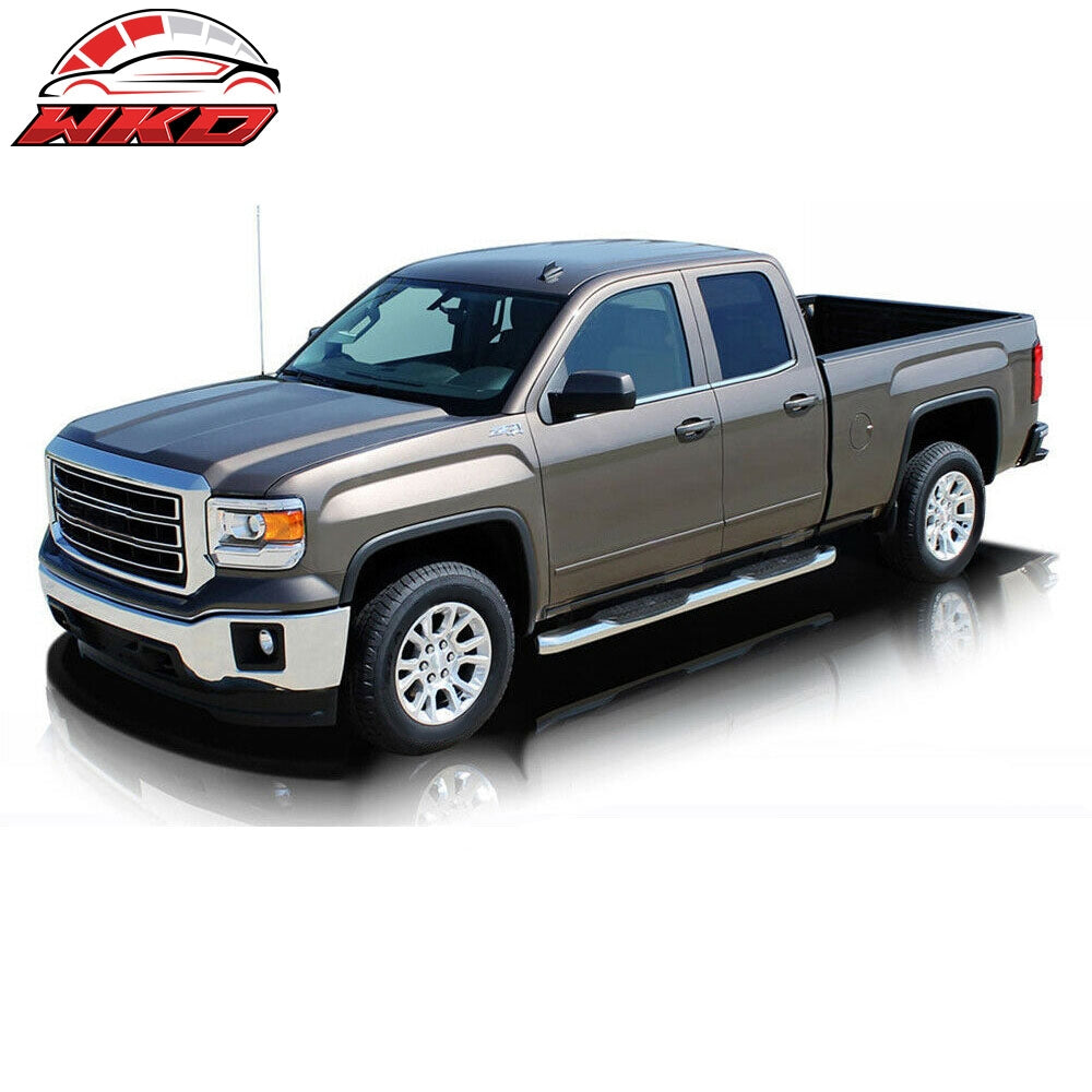 Fits 04-08 F-150 Super Cab 5in Oval Curved Side Step Nerf Bar Running Board 2PCS