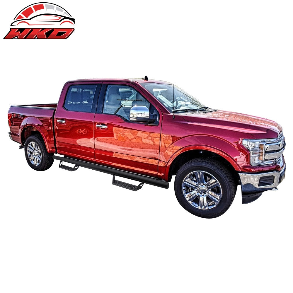 Fits 15-22 Ford F-150 SuperCrew Cab BCT Style Side Step Bars