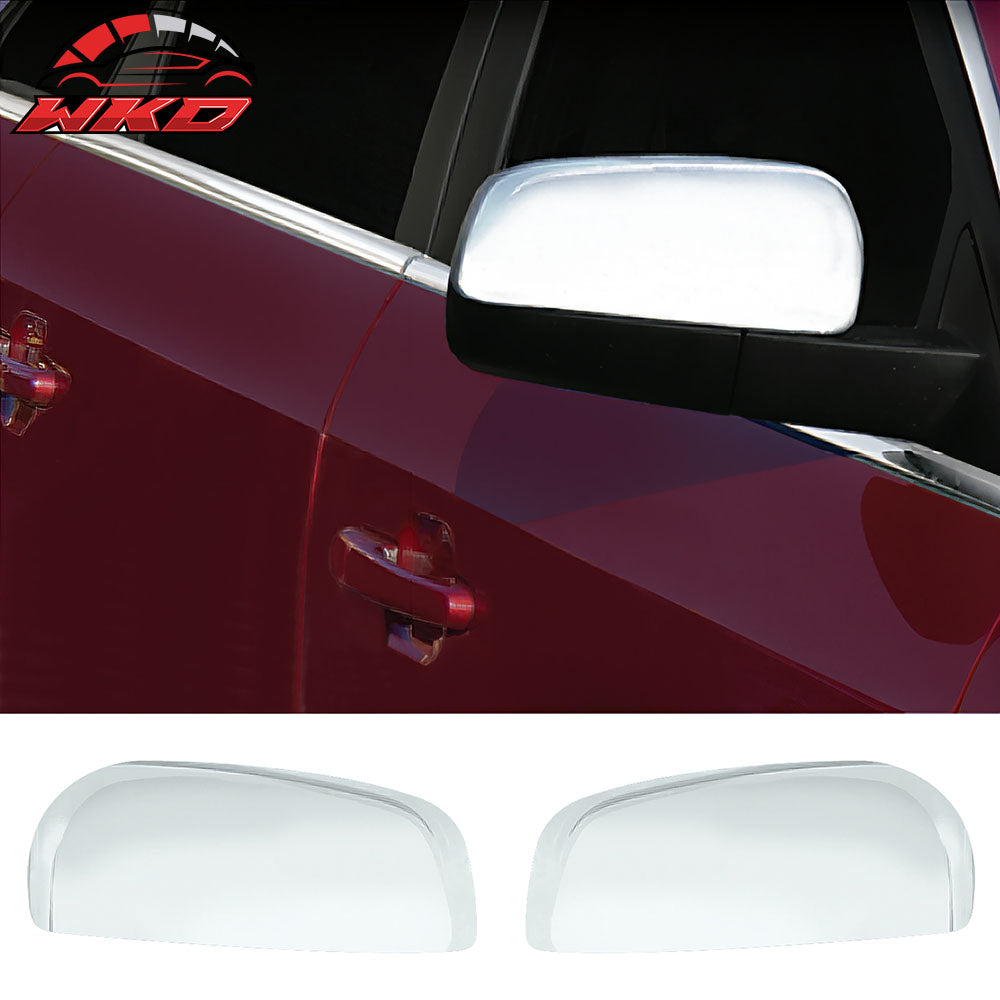 Fits 05-07 Ford Five Hundred Side Rear View Mirror Covers Replacement Chrome ABS