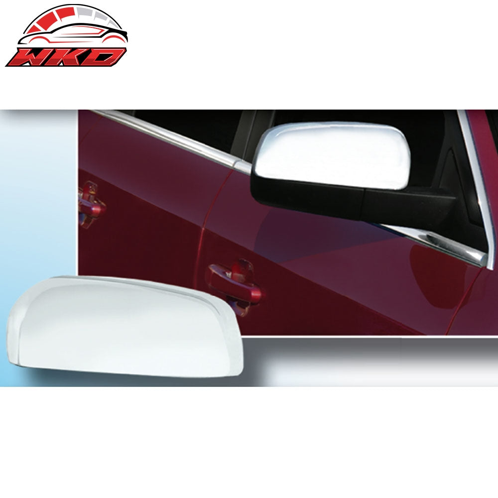 Fits 05-07 Ford Freestyle 2PCS Side Rearview Mirror Cover Cap Replacement Chrome