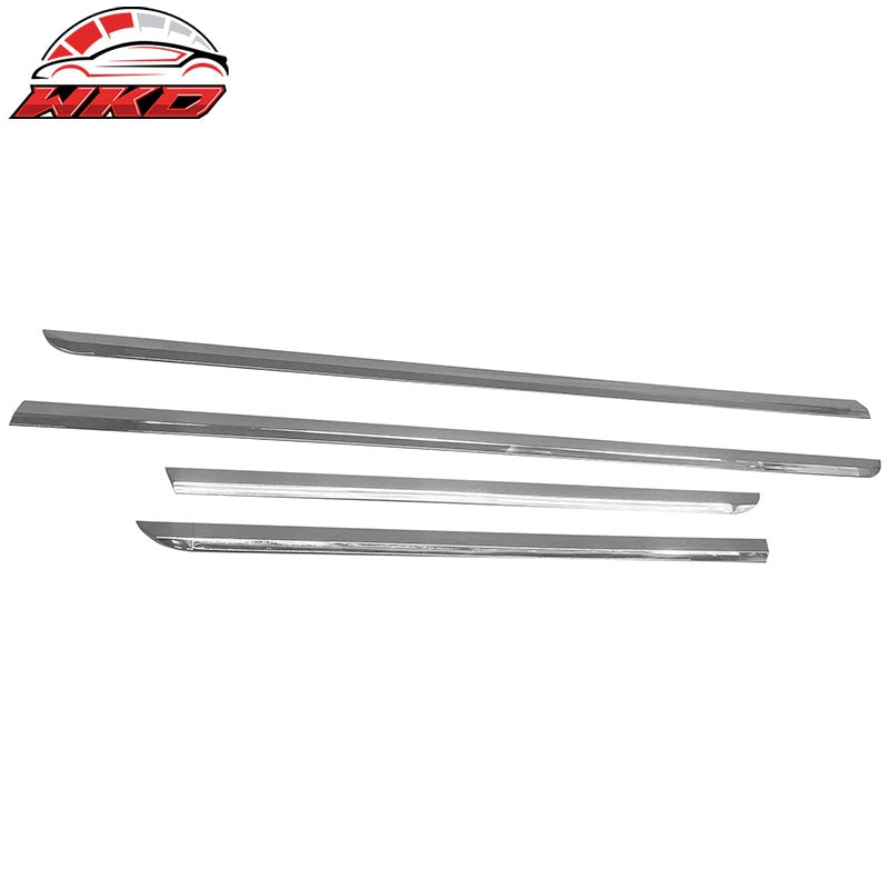 Fits 06-12 Ford Fusion 4PCS Lower Door Molding Kit Mirror Finish Stainless Steel