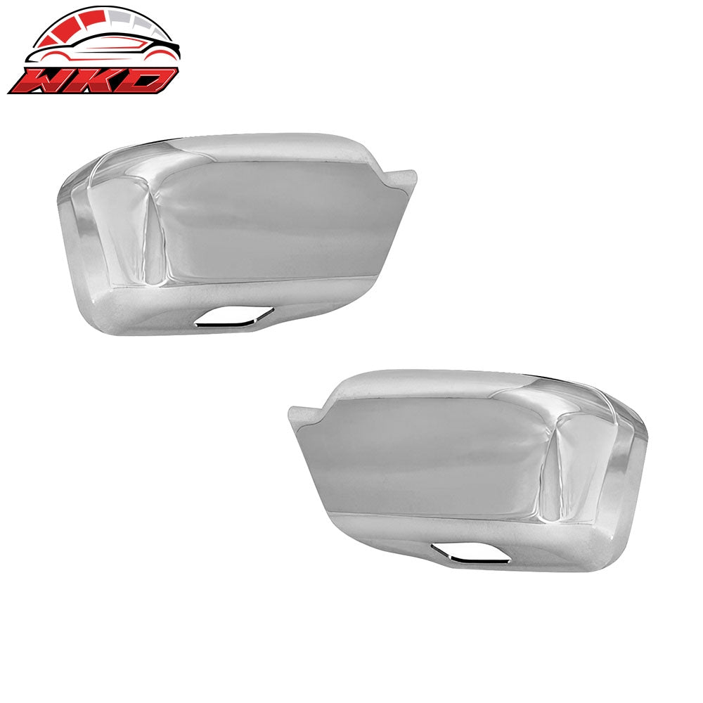 Wholesale 06-12 Ford Fusion 2PCS Side Full Mirror Cover W/Puddle Light Cut Out Chrome
