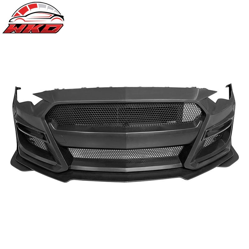 Fits 18-23 Ford Mustang GT500 Style Front Bumper Cover Replacement - PP