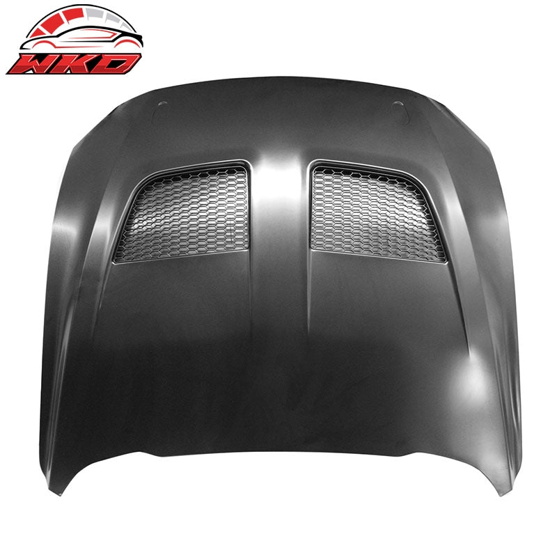 Fits 18-23 Ford Mustang GTD Style Aluminum Front Hood Scoop Engine Cover Bonnet