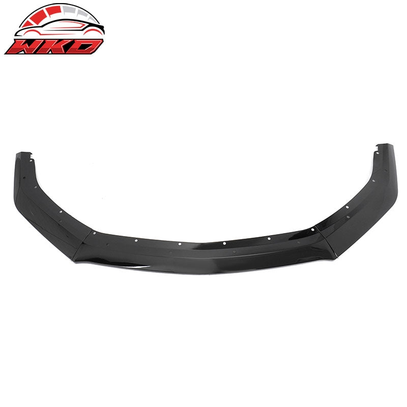 Fits 24-26 Ford Mustang S650 DH Front Bumper Lip Chin Splitter PP Gloss Black