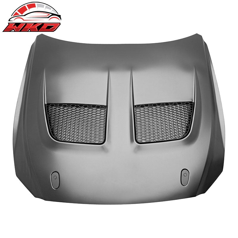 Fits 15-17 Ford Mustang V6/GT/GT350 20-23 GT500 GTD Style Front Hood Aluminum