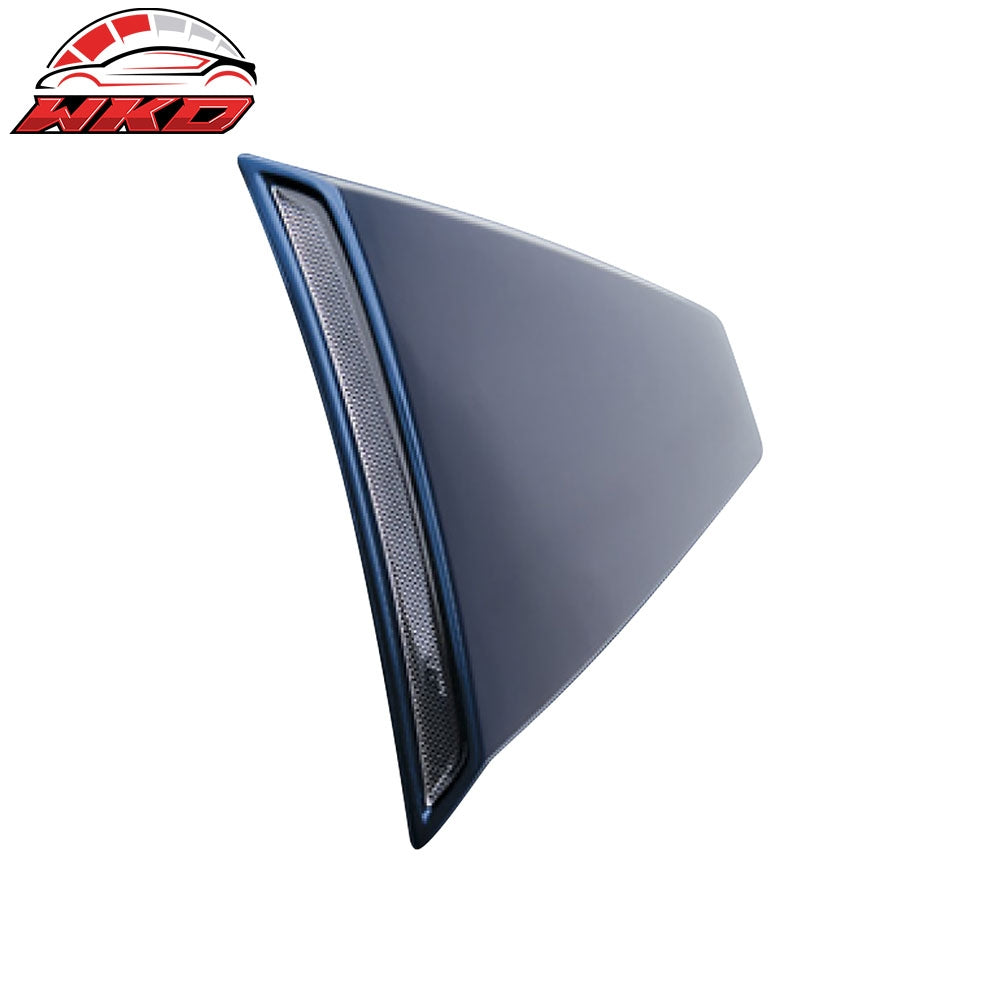 Fits 05-09 Ford Mustang 2PC Rear Side Quarter Window Louvers Scoops PU Unpainted