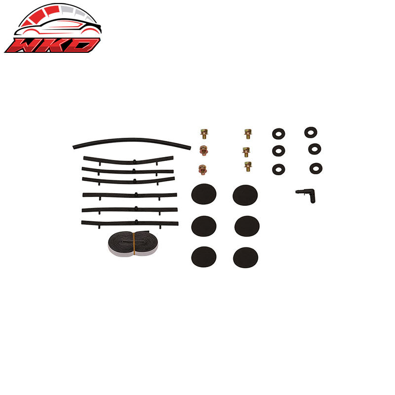 Fits 11-19 Ford Fiesta Hatchback ST Style Rear Roof Spoiler Matte Black ABS Wing