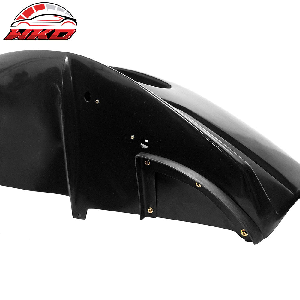 Fits 00-09 Honda S2000 R1 Style Front Bumper Cover Conversion Unpainted Black PU