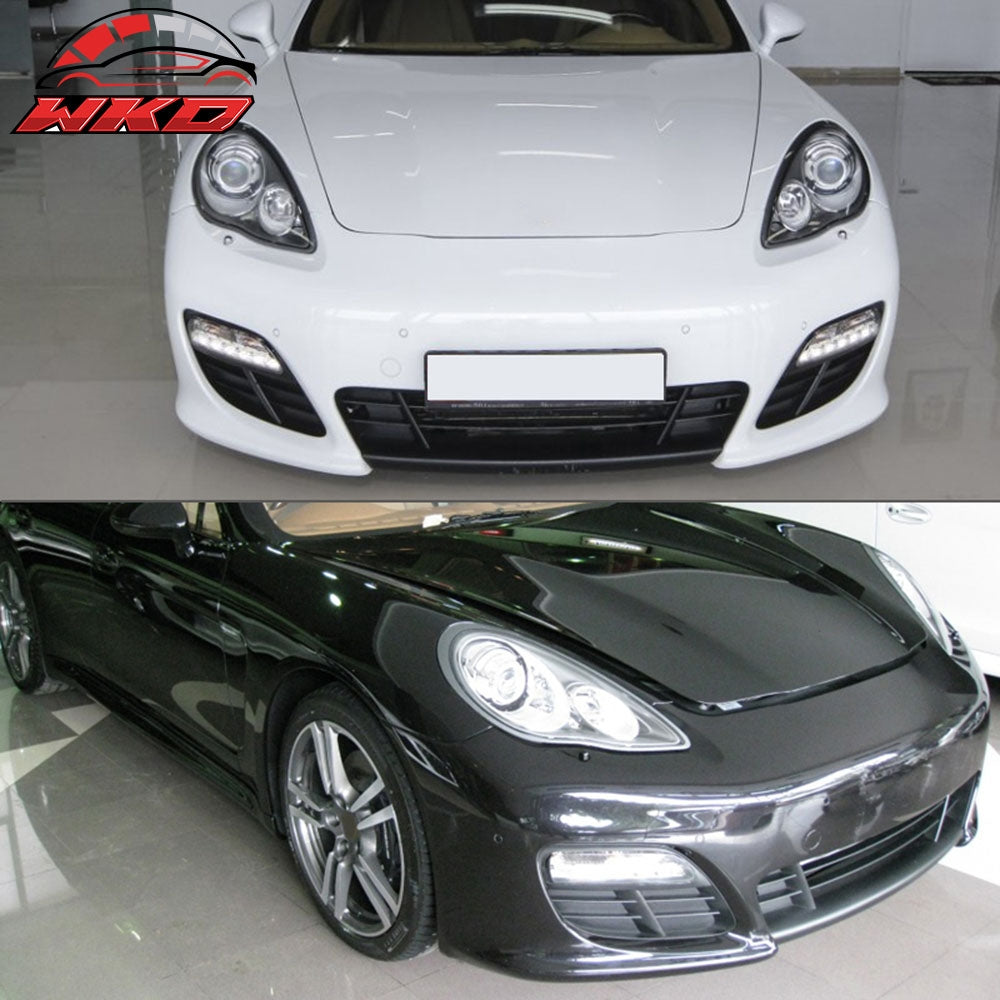 Fits 10-13 4S Style Porsche Panamera Front Bumper Cover PDC Hole