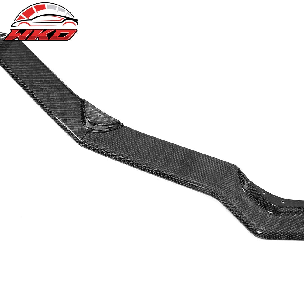 Fits 20-25 Corvette C8 Stingray/Z51 Carbon Fiber Front Bumper Lip Splitter 2PC