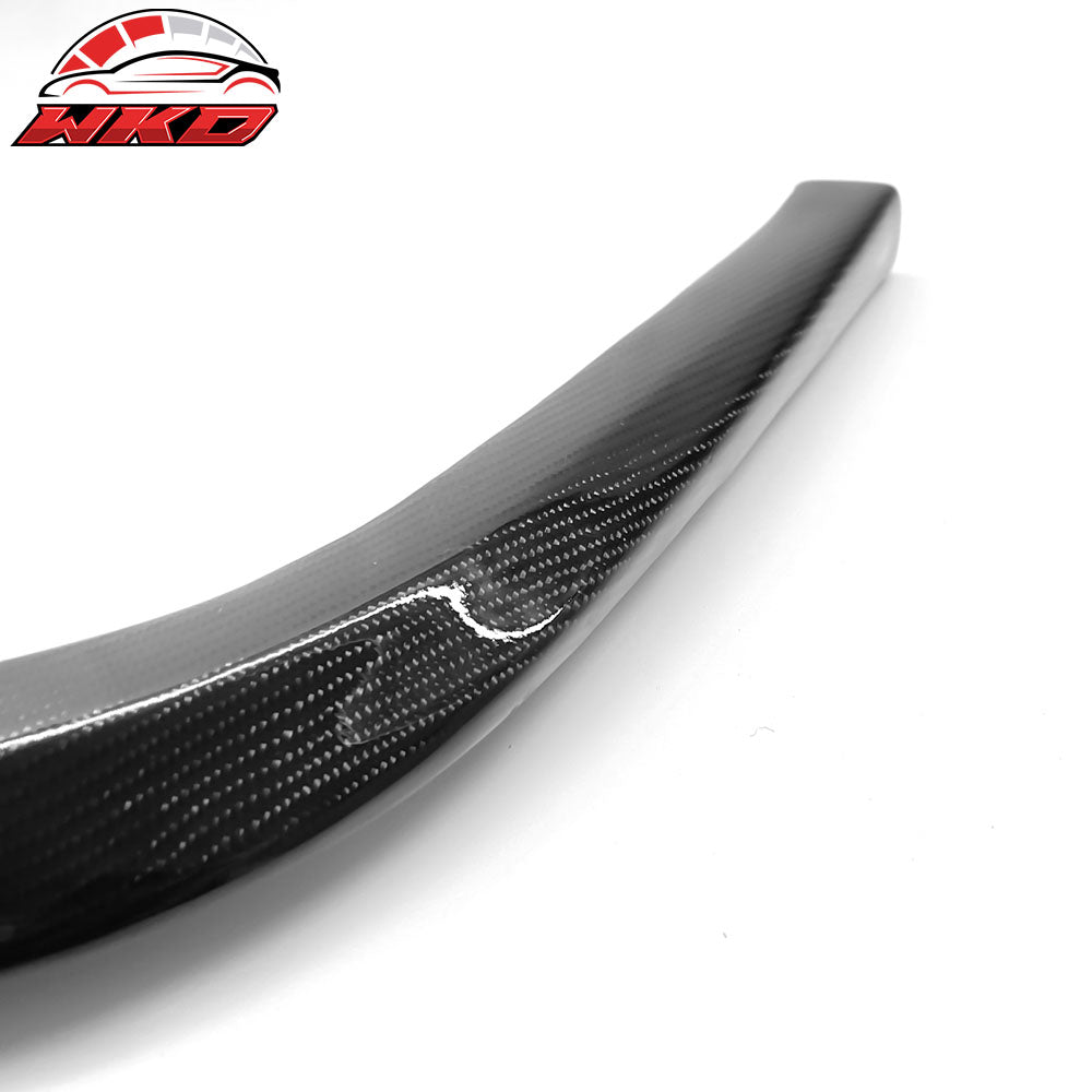 Universal Fitment CS STI Style Carbon Fiber Black Front Bumper Lip Chin Spoiler