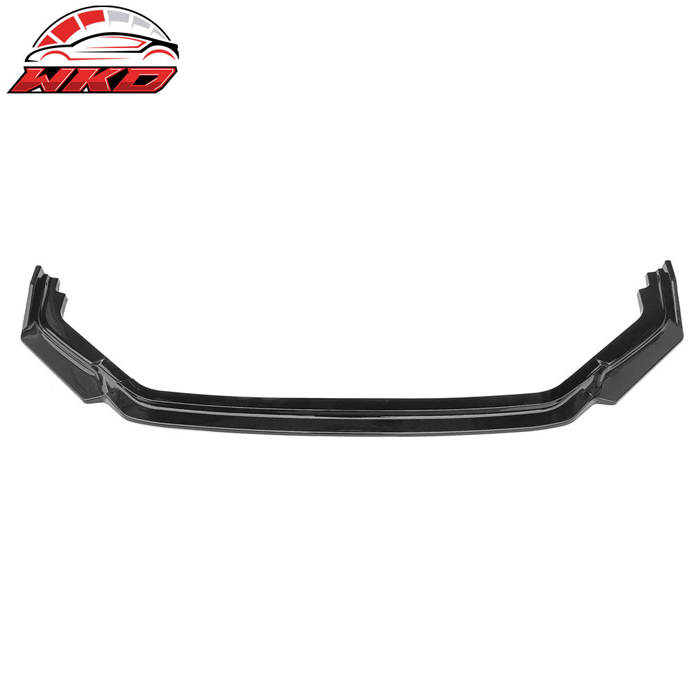 Fits 23-25 Honda Civic FL5 Type R Hatchback AK ABS Front Bumper Lip Gloss Black