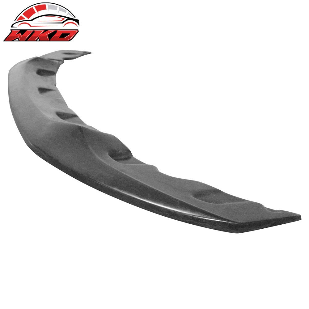 Fits 14-20 BMW F32 F33 F36 4-Series M Sport Unpainted Black Front Bumper Lip PU