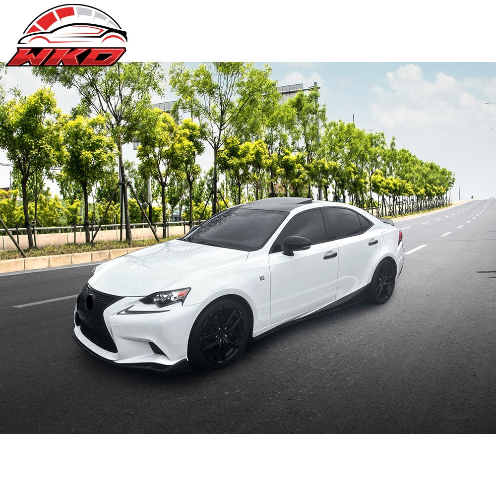 Fits 14-16 Lexus IS250 IS300 IS350 IS200t F Sport AG Style Front Bumper Lip - PU