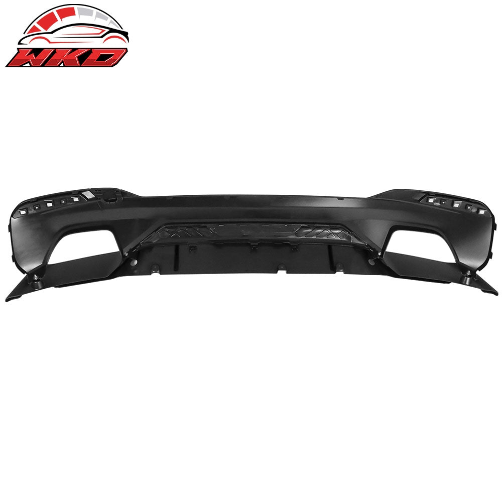 Fit 17-20 BMW 5 Series G30 MP Style Front Bumper Lip & Side Sill & Rear Diffuser