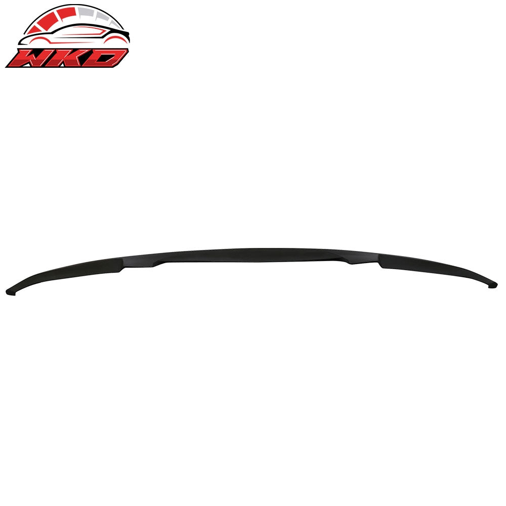 Fits 12-18 BMW F30 3 Series DP Style Front Bumper Lip Spoiler Unpainted Black PU