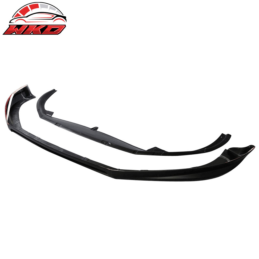 Fits 09-12 Volkswagen CC PU Front Bumper Lip Spoiler Splitter