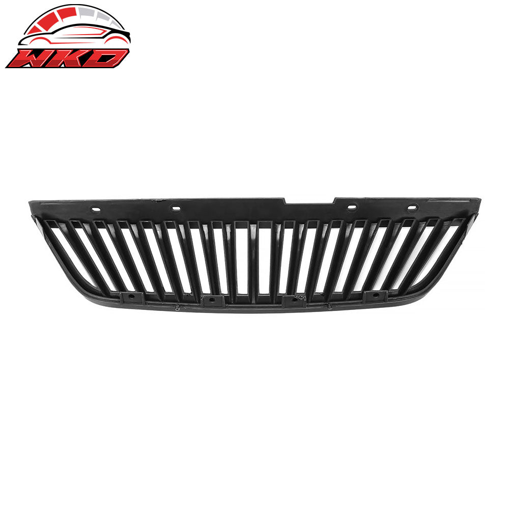 Fits 99-04 Ford Mustang Vertical Style Front Bumper Upper Grille ABS Unpainted