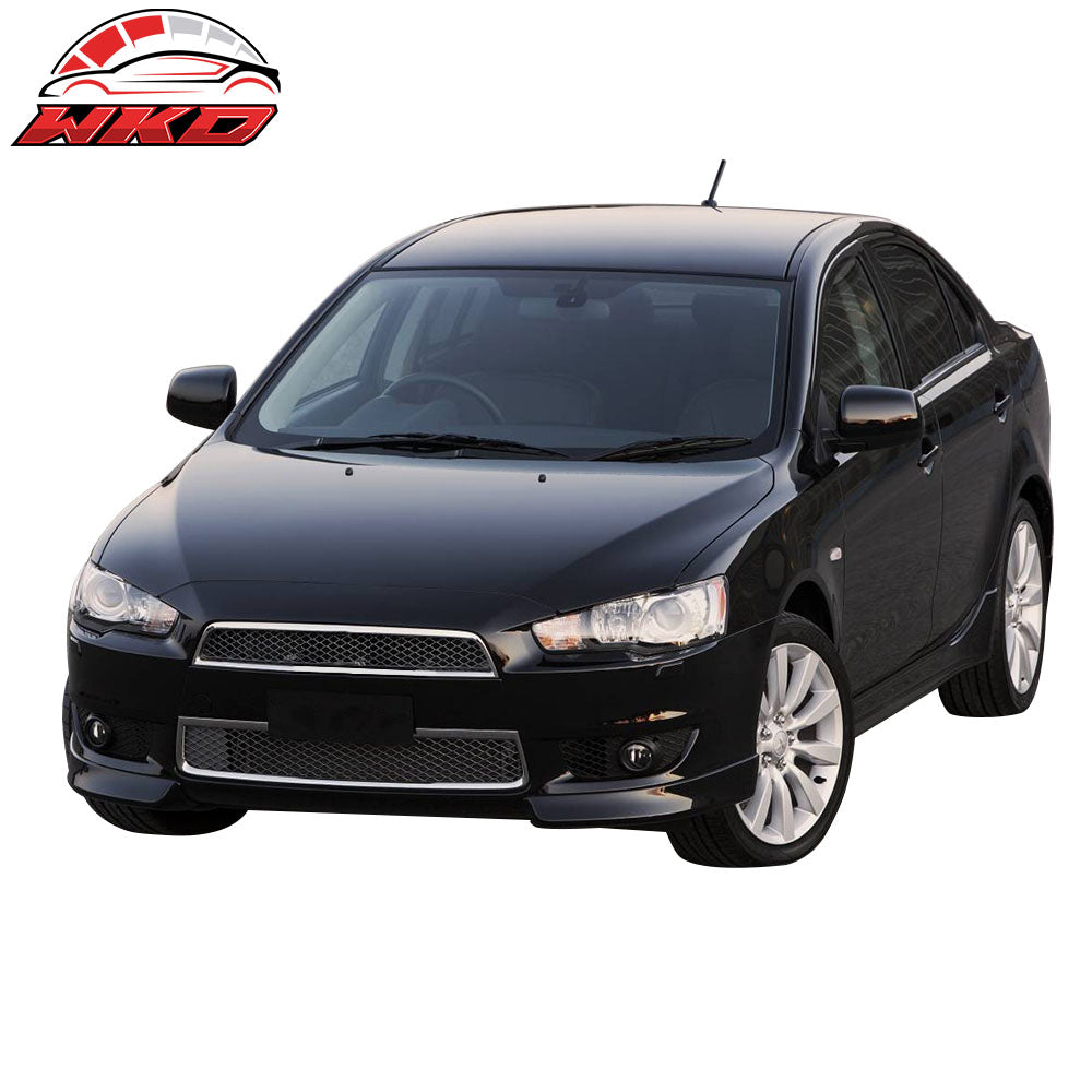 Fits 08-15 Mitsubishi Lancer OE Front Lip Splitter PP #CMH18038 Gray Metallic