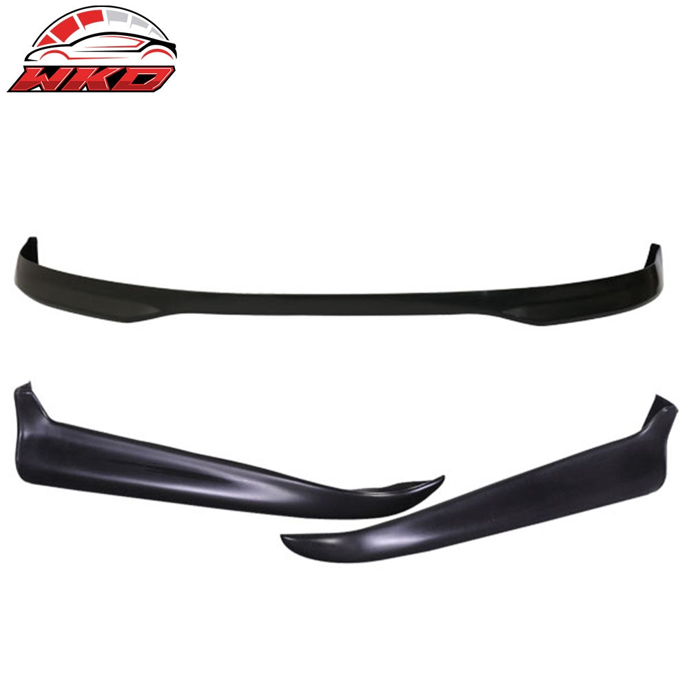 Fits 96-98 Honda Civic TR Style Front Bumper Lip PP + 2PCS Rear Bumper Aprons