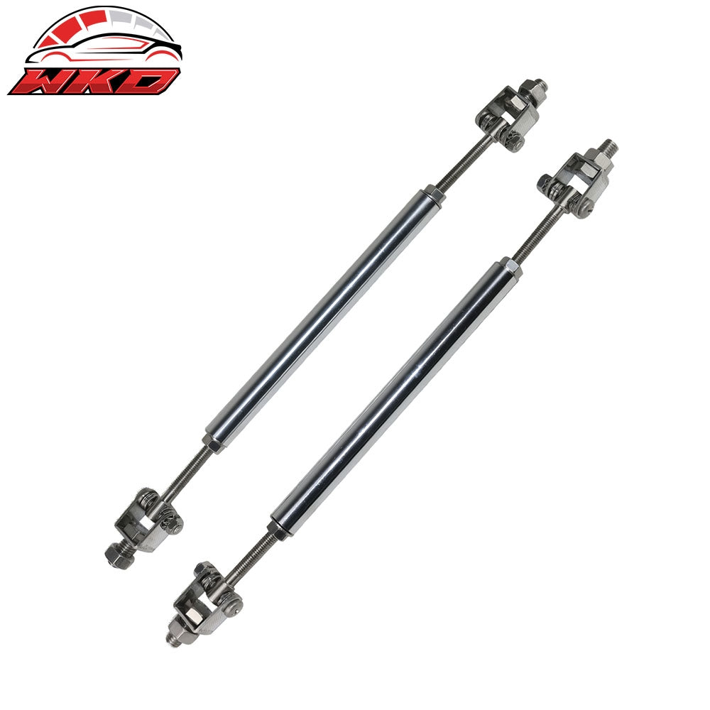For 14-20 BMW 4-Series M Sport MX Style Front Lip Splitter w/ Gunmetal Strut Rod