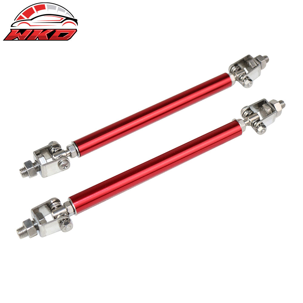 Fits 14-20 BMW 4-Series M Sport MX Style Front Lip + Splitter w/ Red Strut Rod