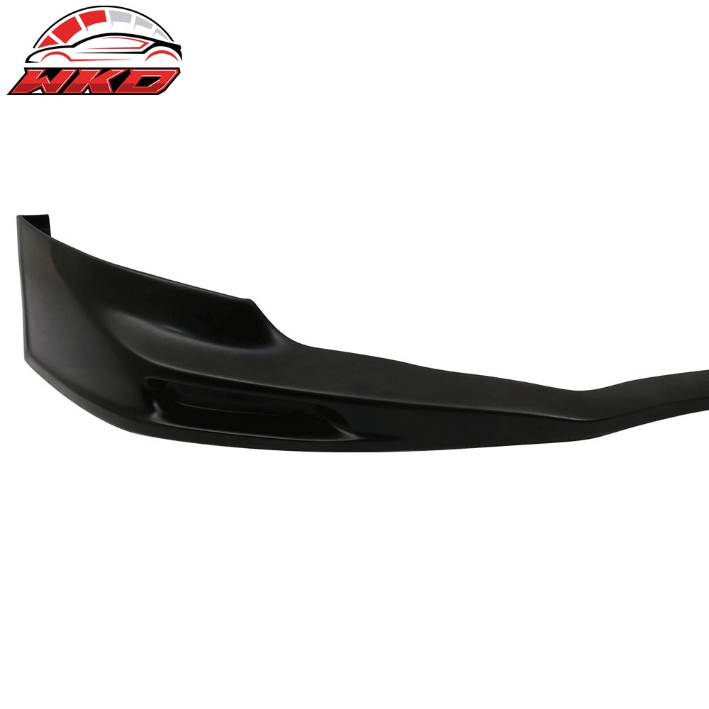 Fits 11-14 Acura TSX Unpainted Black Front Lower Bumper Lip Spoiler Bodykit PU