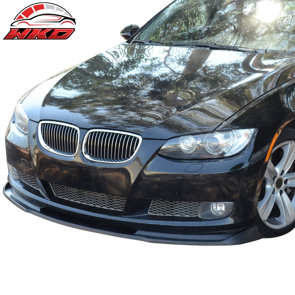 Fits 07-11 BMW E92 E93 3 Series Coupe H Style Front Bumper Lip Chin PU Unpainted