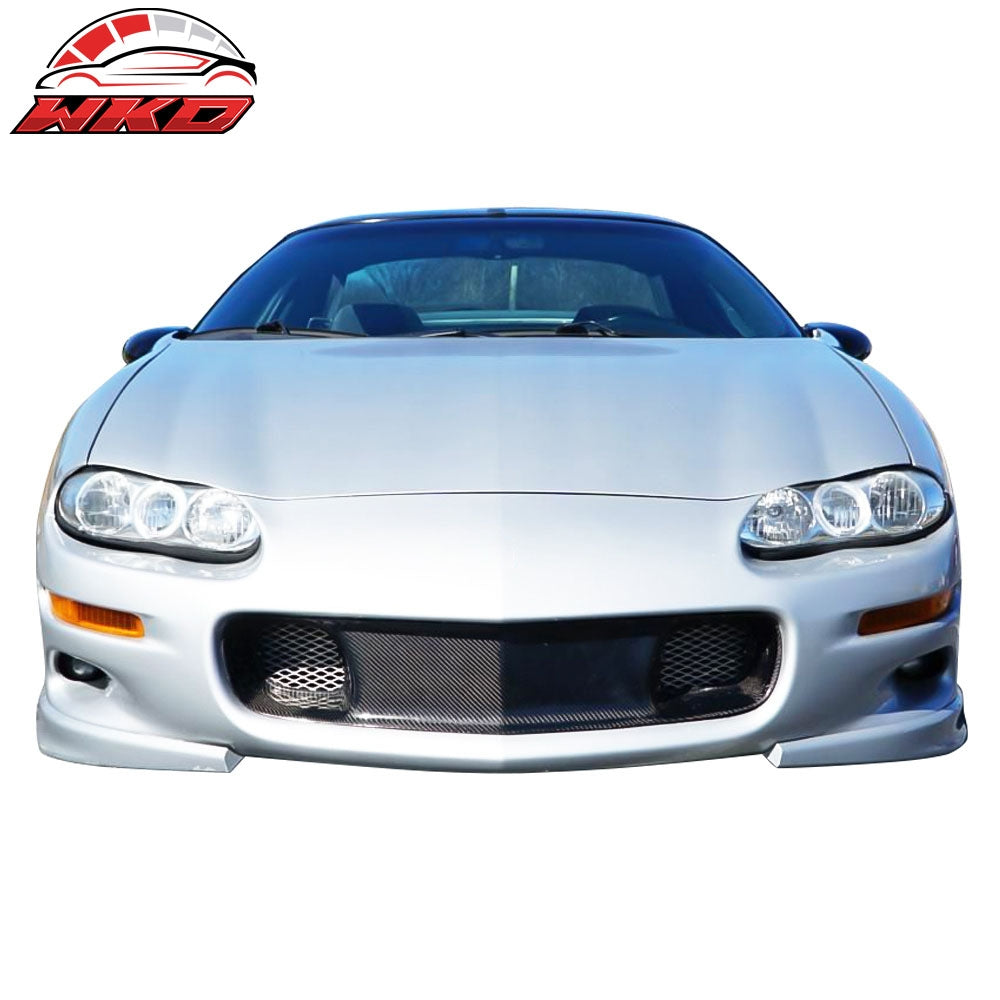 Fits 98-02 Chevy Camaro OE Factory Style Front Bumper Lip Spoilers Unpainted PU
