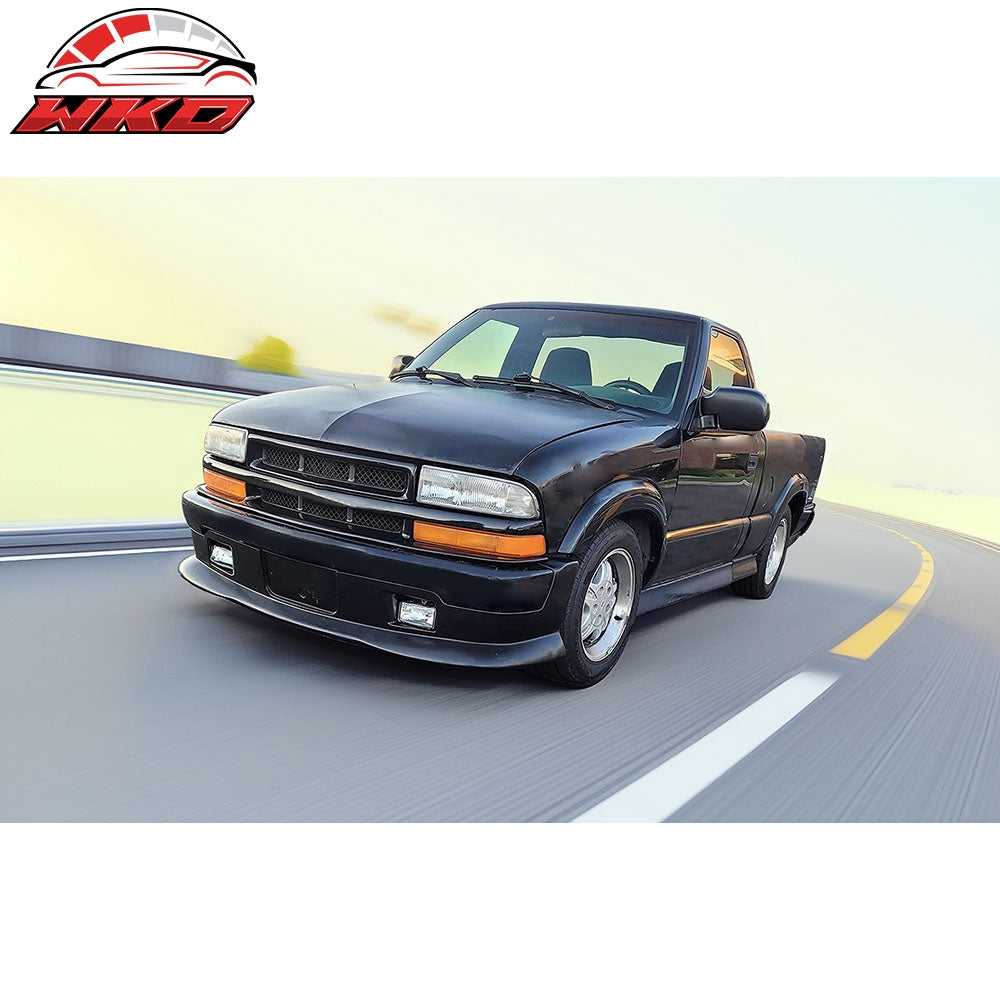 Fits 98-04 Chevy S10 & GMC Sonoma Extreme Style Front Bumper Lip Spoiler Kit PU