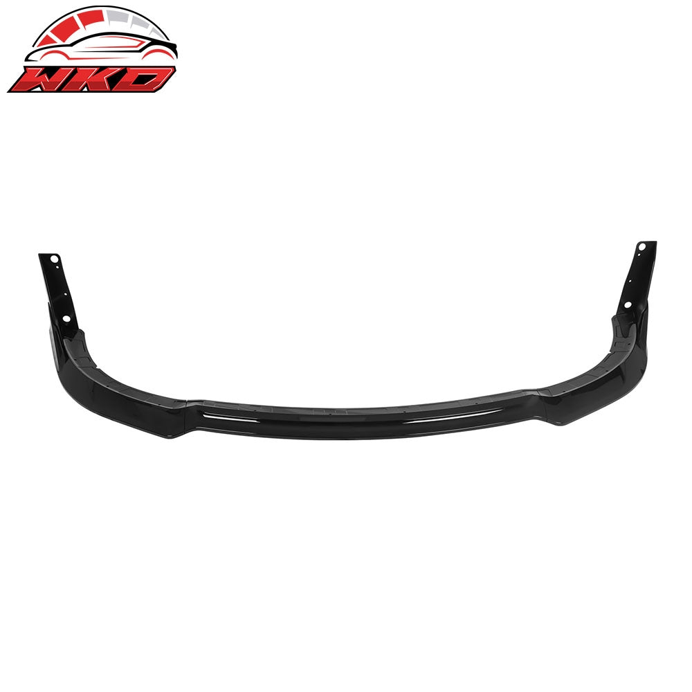 Fits 15-23 Dodge Charger SRT V4 B Style ABS Front Bumper Lip Gloss Black 5PCS