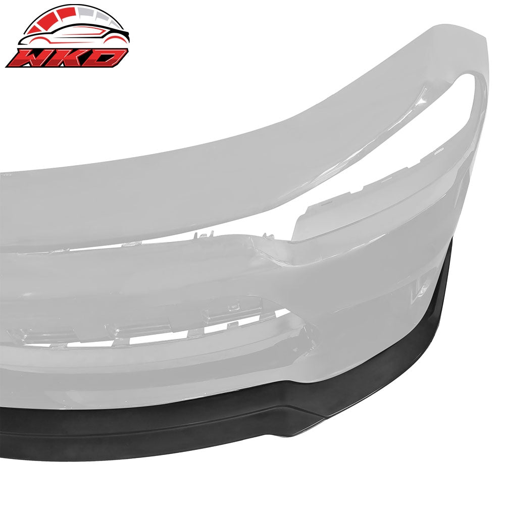 Fits 15-22 Dodge Charger Extreme Style Front Bumper Lip Splitter Spoiler PU