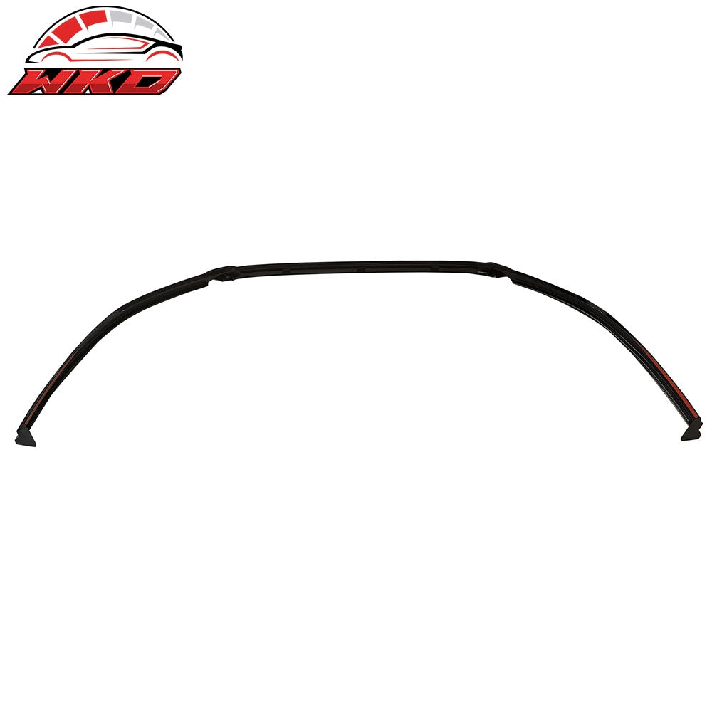 Fits 23-25 Honda Accord 11th Gen IK V4 Front Bumper Lip Splitter Gloss Black