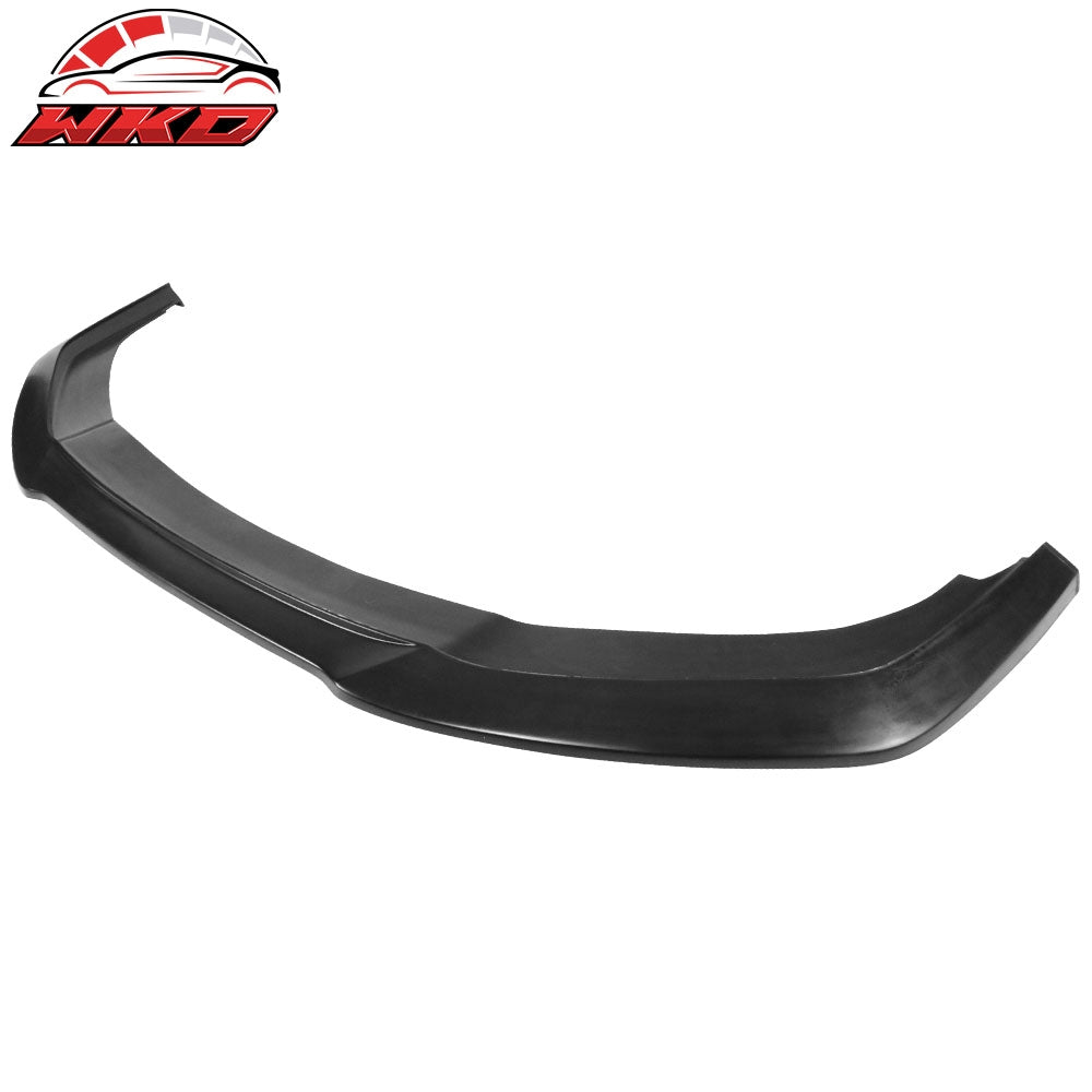 Fits 17-21 Honda Civic Si 4DR Hatchback GT Style Front Bumper Lip Black 1PC PU