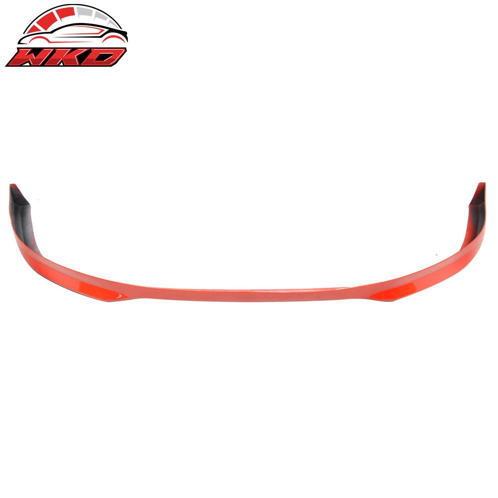 Fits 96-98 Honda Civic TR Style Front Bumper Lip Spoiler Splitter PU Painted Red