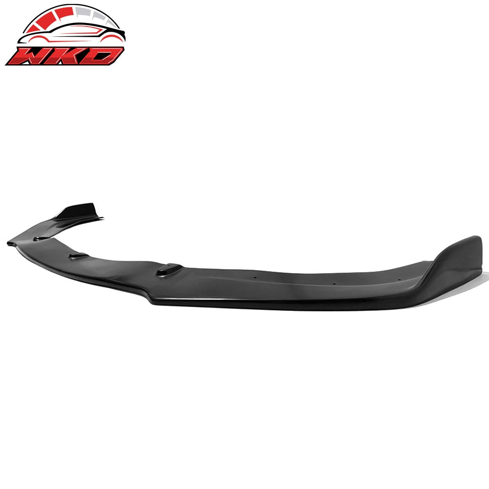 Fits 13-17 Nissan Sentra CS Style Front Bumper Lip Spoiler Unpainted Black PU