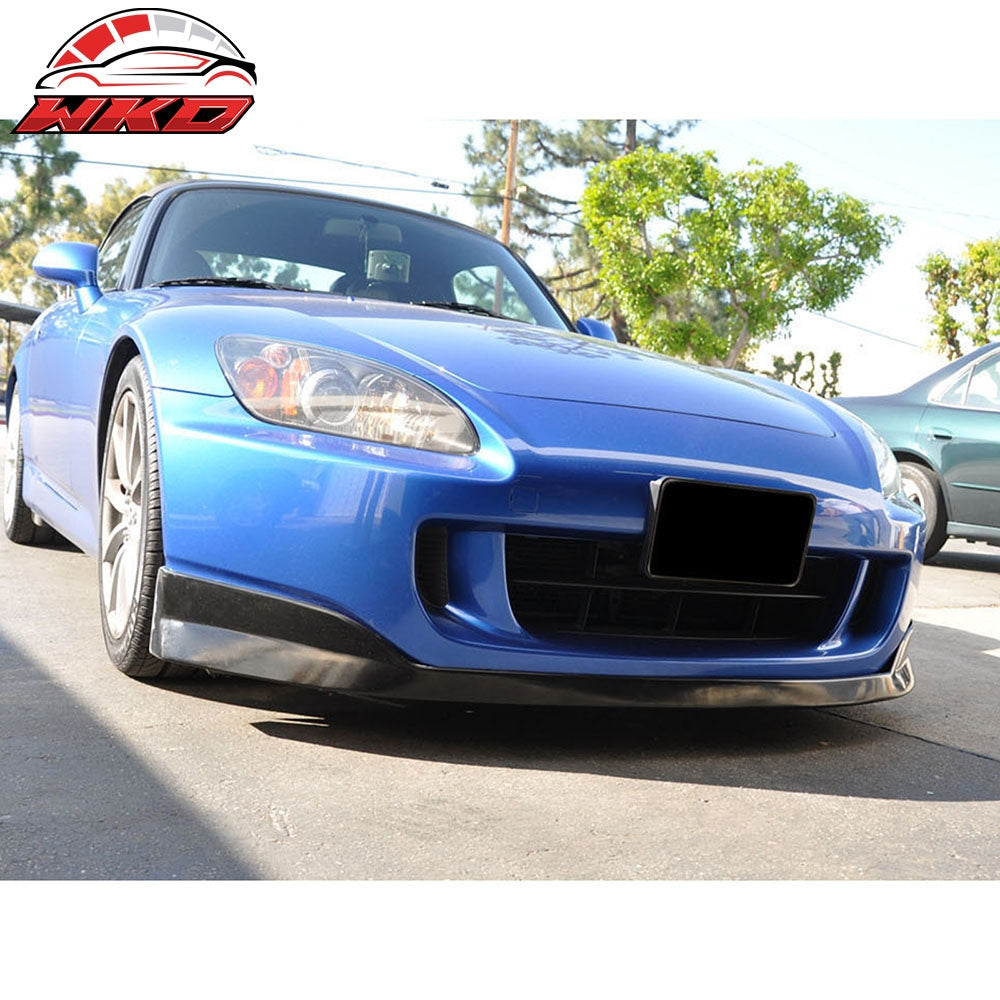 Fits 04-09 Honda S2000 AP2 DS Style Front Bumper Lip Spoiler Chin PU Unpainted
