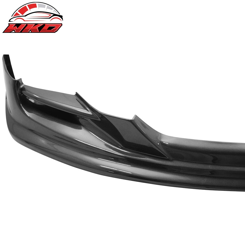 Fits 08-14 Infiniti G37 & Q60 TS Style Unpainted Front Bumper Lip Spoiler PU