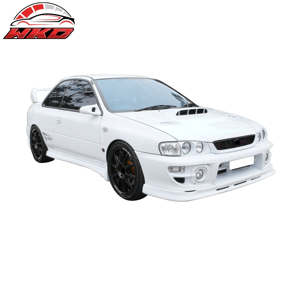 Wholesale 02-03 Subaru Impreza WRX Sedan P1 Style Front Bumper Lip Spoiler Splitter PU