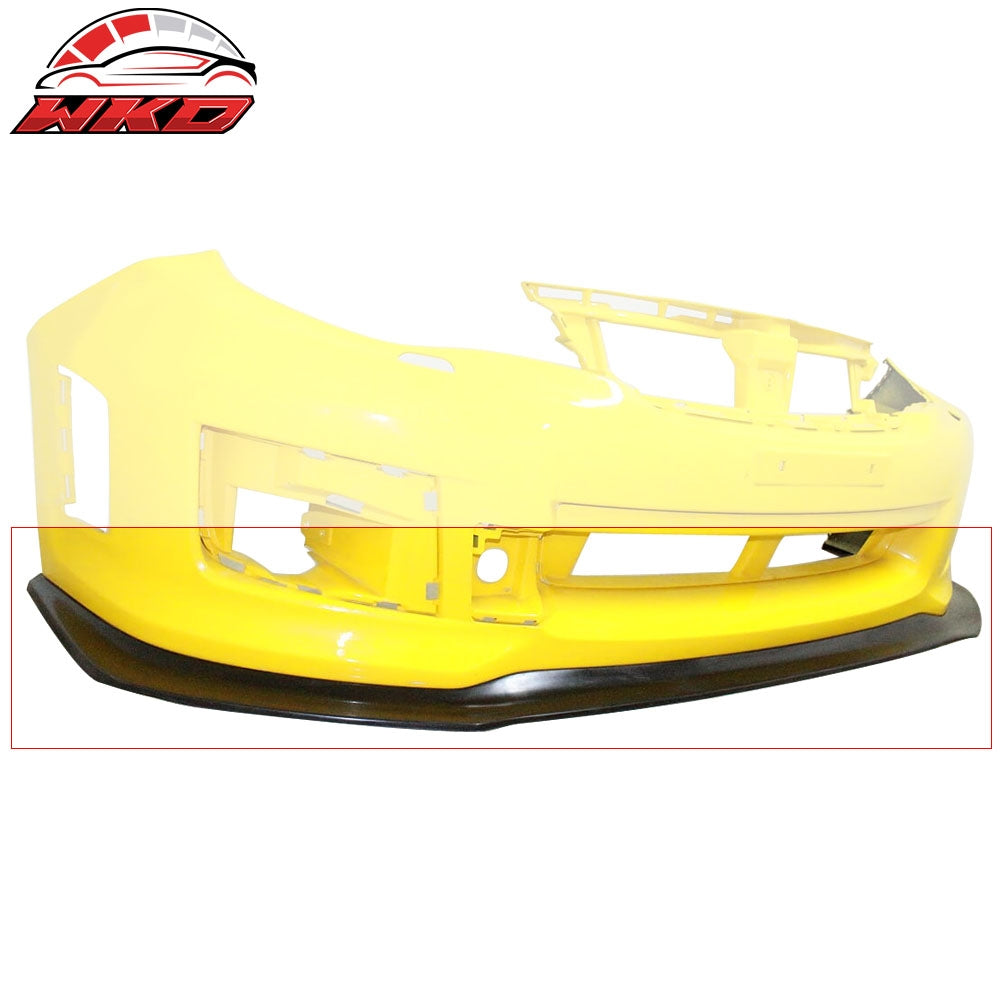 Fits 11-14 Subaru Impreza WRX STI IKON V6 Style Unpainted Front Bumper Lip PU