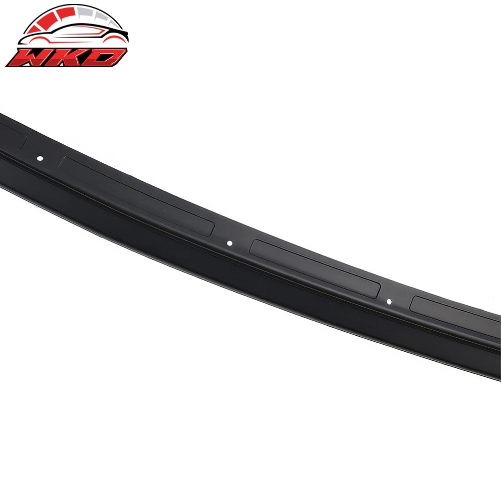 Fits 11-14 Subaru Impreza WRX STI V Style Front Bumper Lip Splitter Matte Black